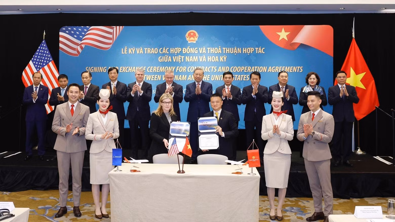Sun Phu Quoc Airways suscribe un acuerdo con Boeing para adquirir 40 aviones Boeing 787-9 Dreamliner.
