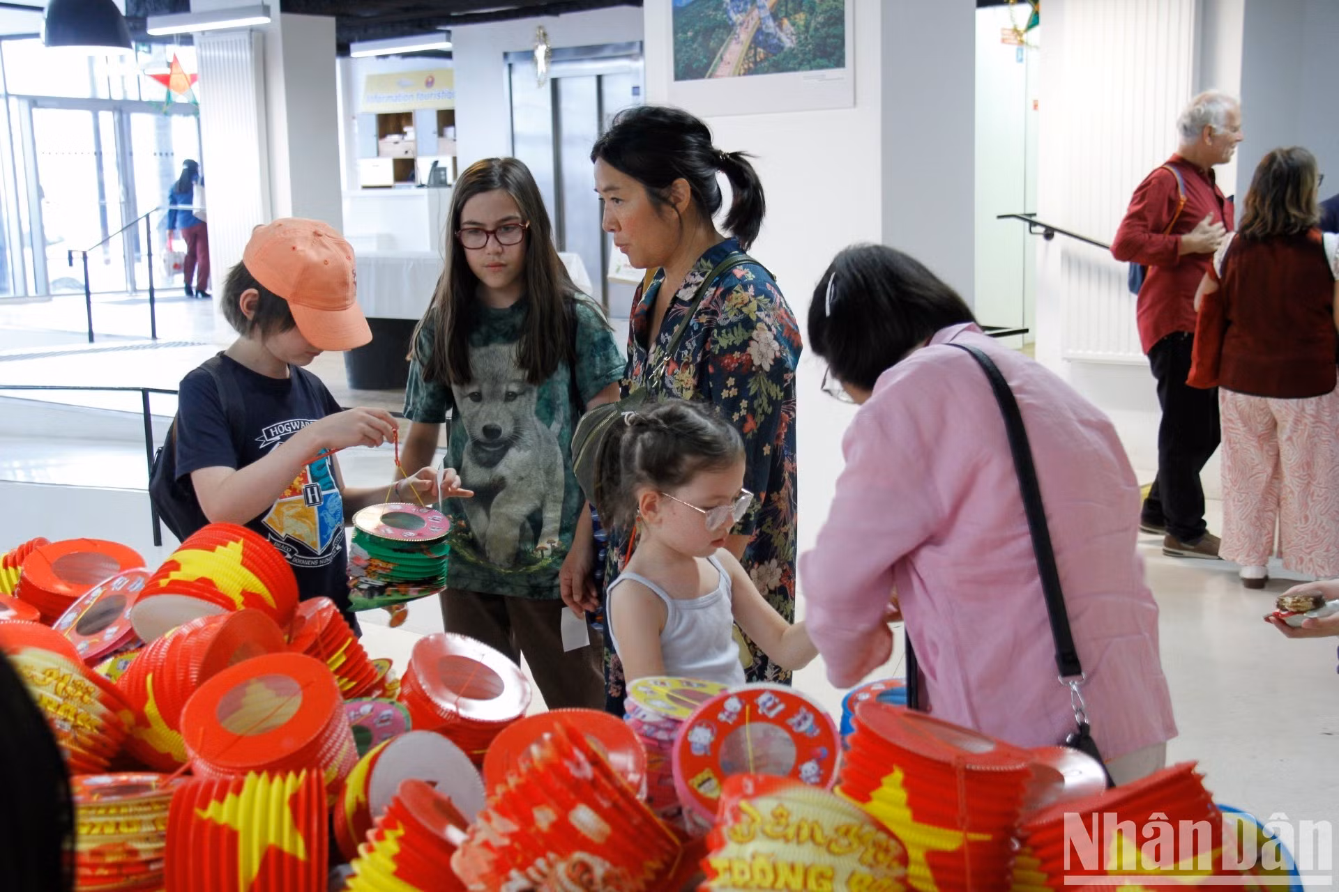 Uno de los espacios instalados en el Centro Cultural de Vietnam en Francia.