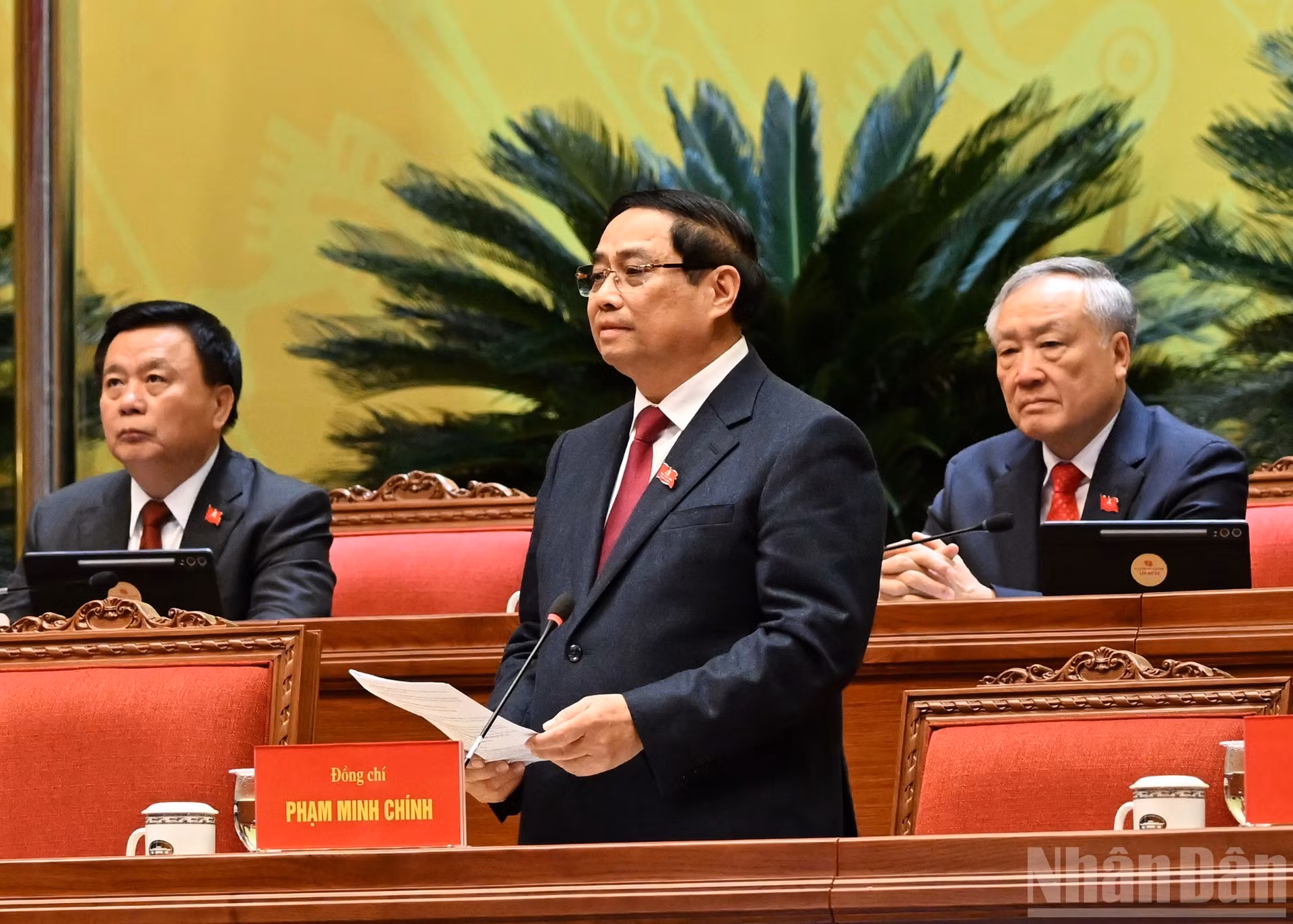 El primer ministro de Vietnam, Pham Minh Chinh, dirige el evento.