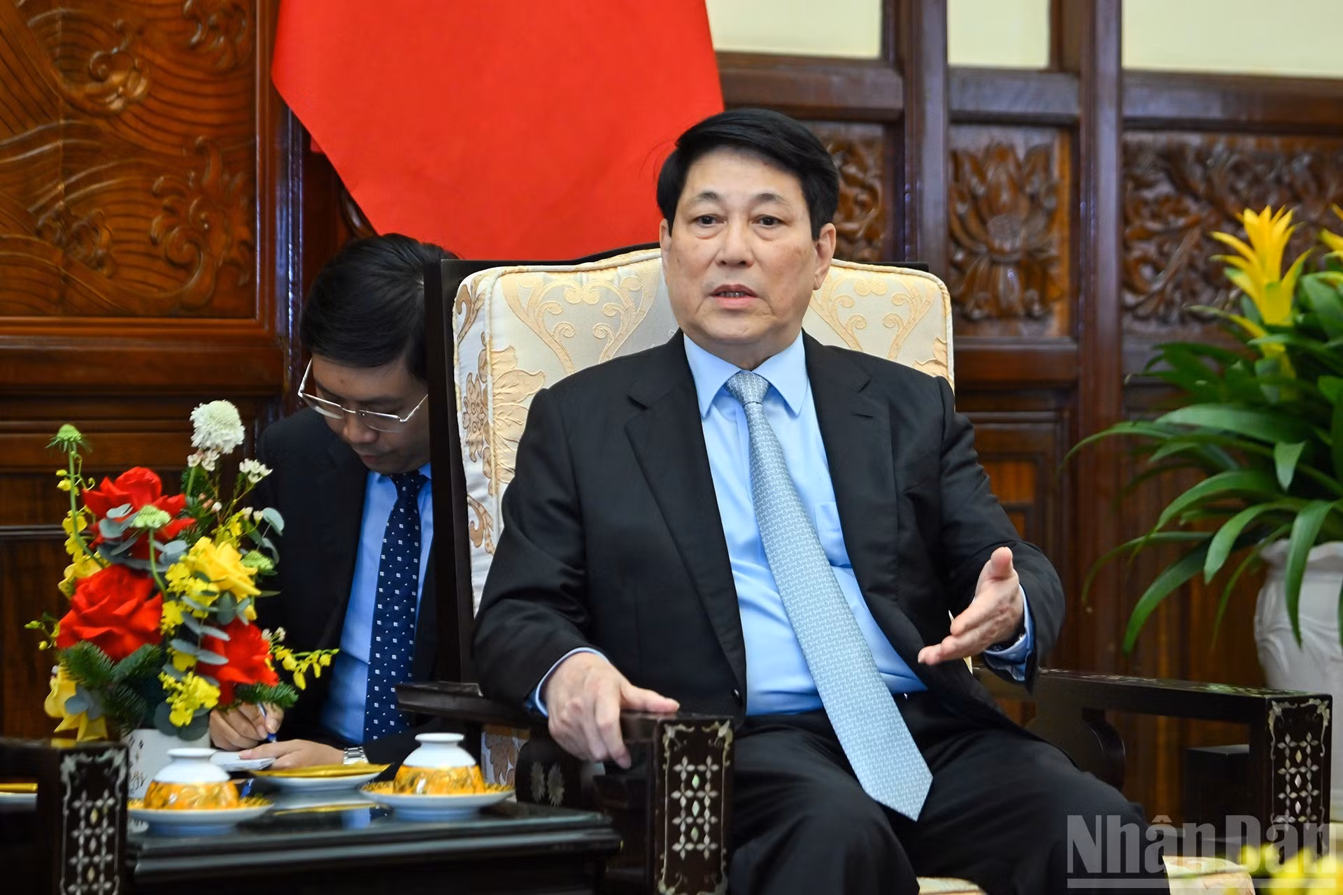 El jefe del Estado vietnamita, Luong Cuong.