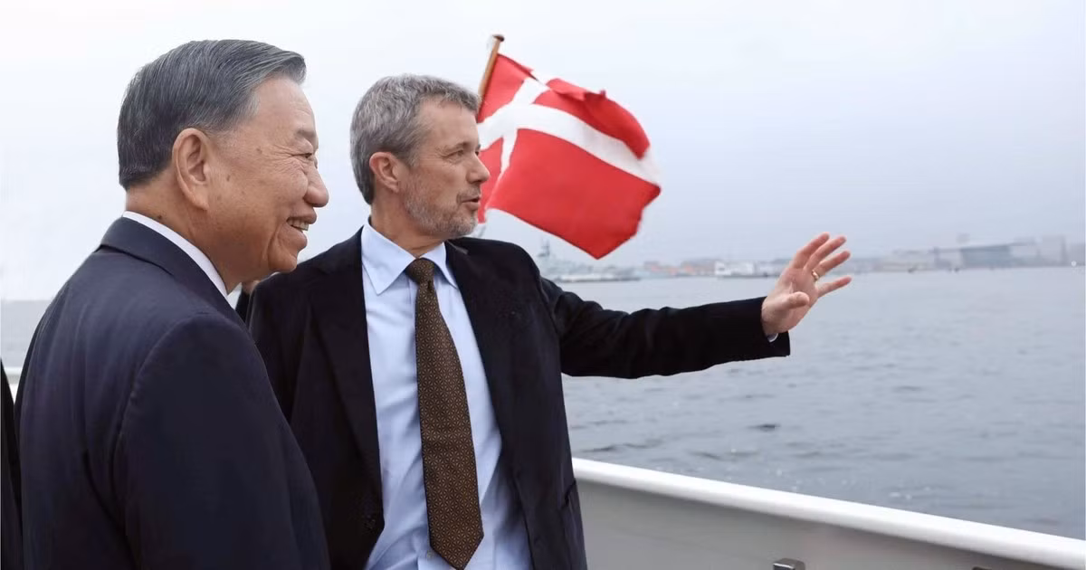 [Foto] Máximo dirigente vietnamita visita proyecto de península artificial de Lynetteholm
