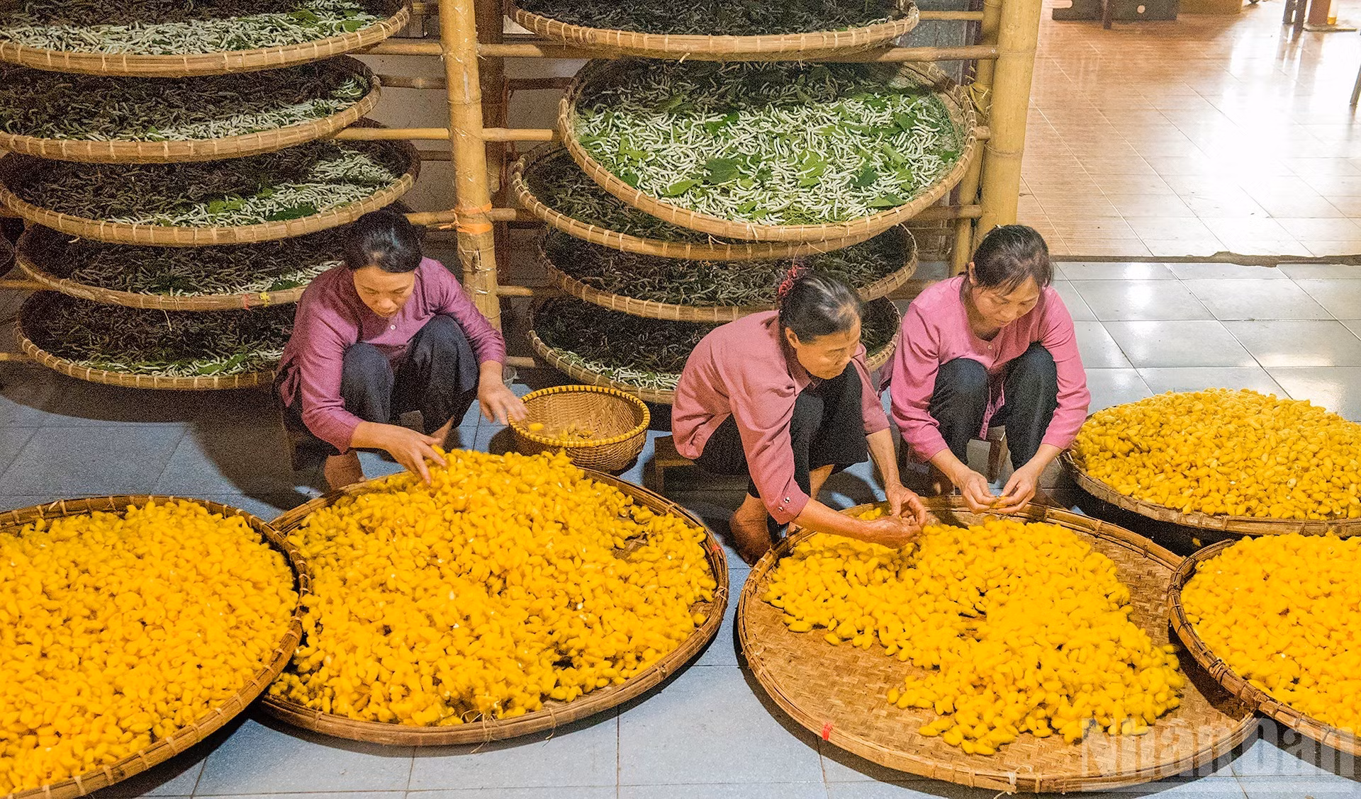 Thi Thuan y su comunidad se esfuerzan por preservar el oficio tradicional.