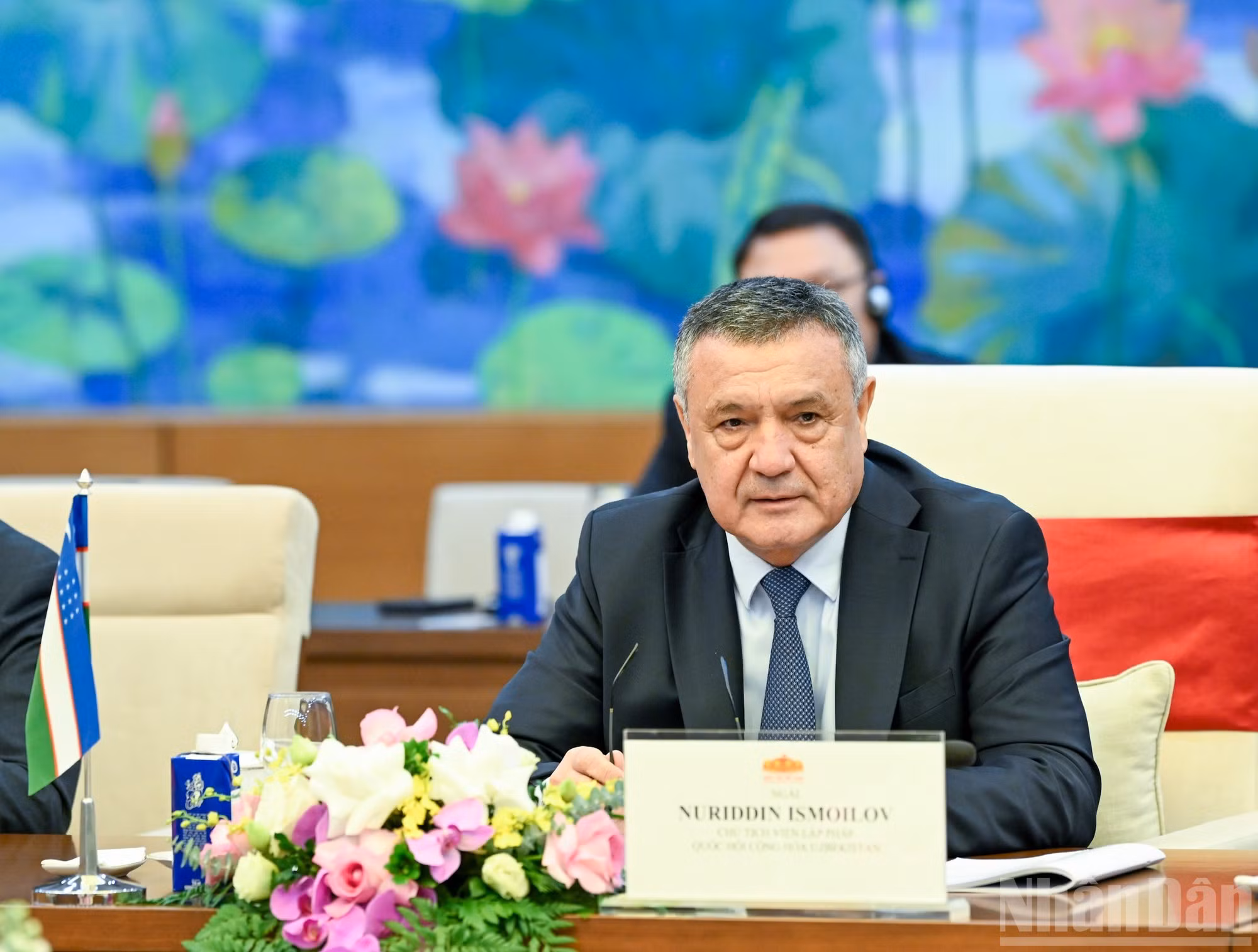El titular de la Cámara baja de Uzbekistán, Nuriddin Ismoilov.