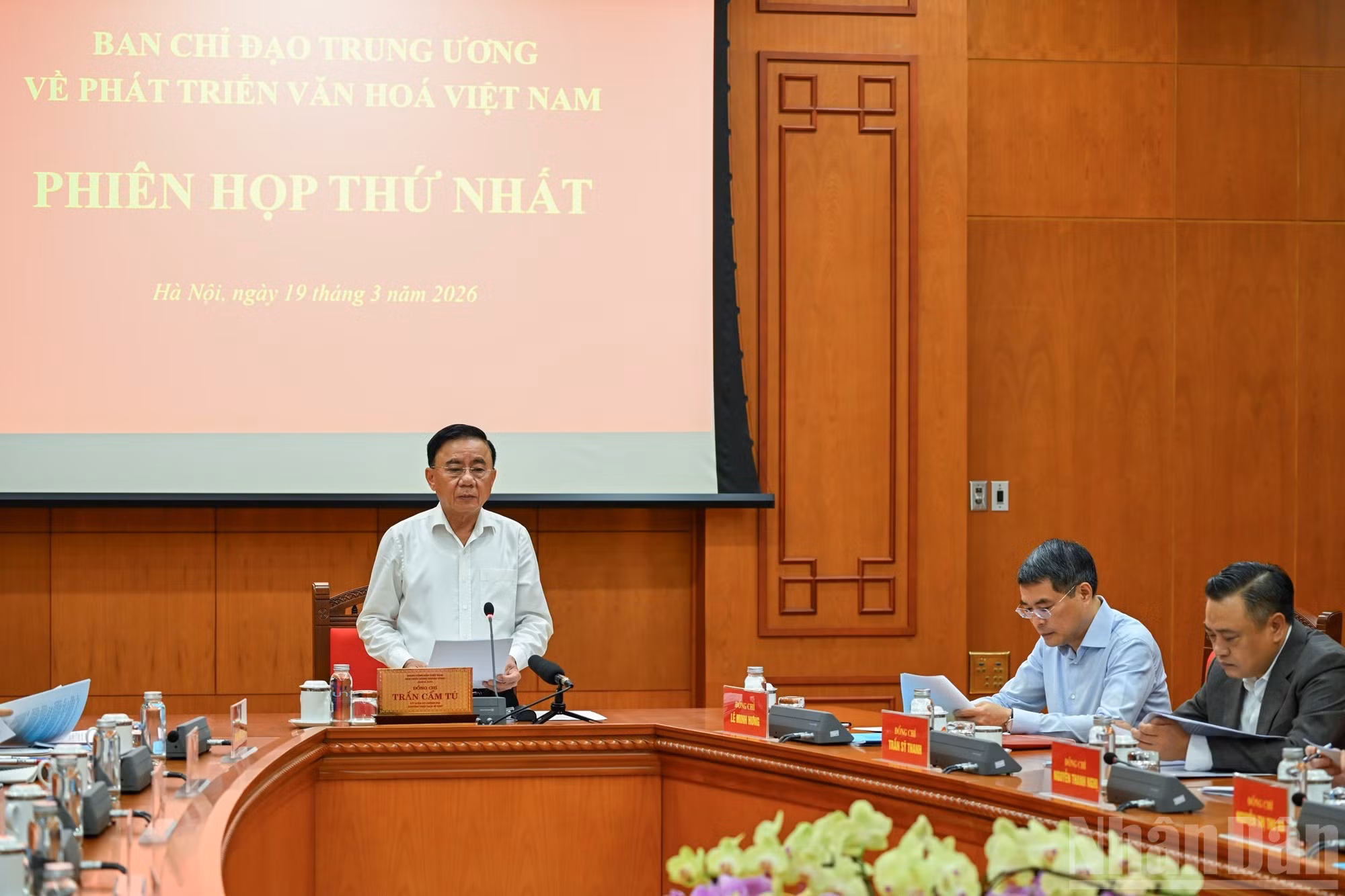 [Foto] Celebran primera sesión del Comité Directivo sobre desarrollo de cultura vietnamita