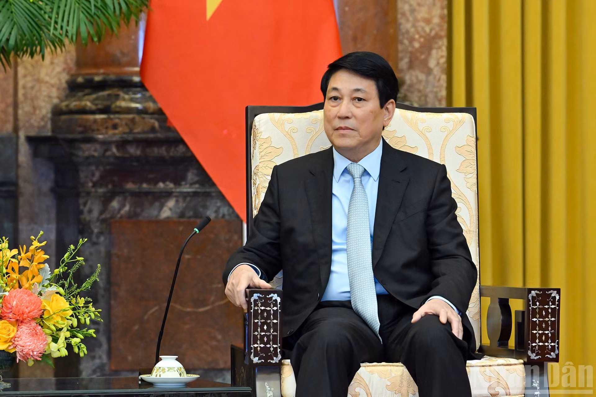 El jefe del Estado vietnamita, Luong Cuong.