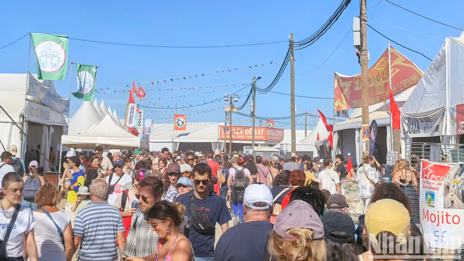 El Festival del diario francés L’Humanité es un importante espacio de la vida política, social y cultural francesa.