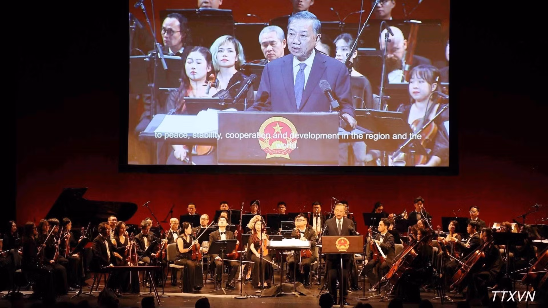 [Foto] Máximo dirigente de Vietnam se reúne con comunidad de compatriotas en Estados Unidos