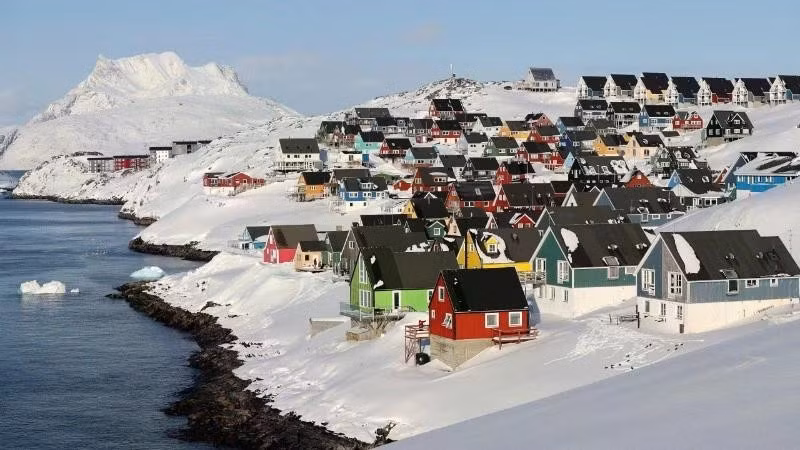 Nuuk, capital de Groenlandia. (Foto: Xinhua/VNA)