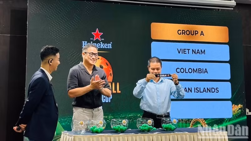 Sorteo oficial de la fase de grupos de la Heineken Pickleball World Cup 2026.