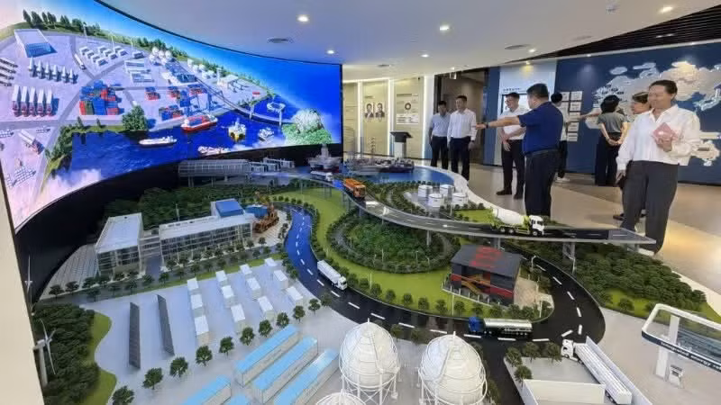 La delegación de Dak Lak visita el modelo de sistemas de almacenamiento, logística y procesamiento profundo de durián en Guangdong, China.