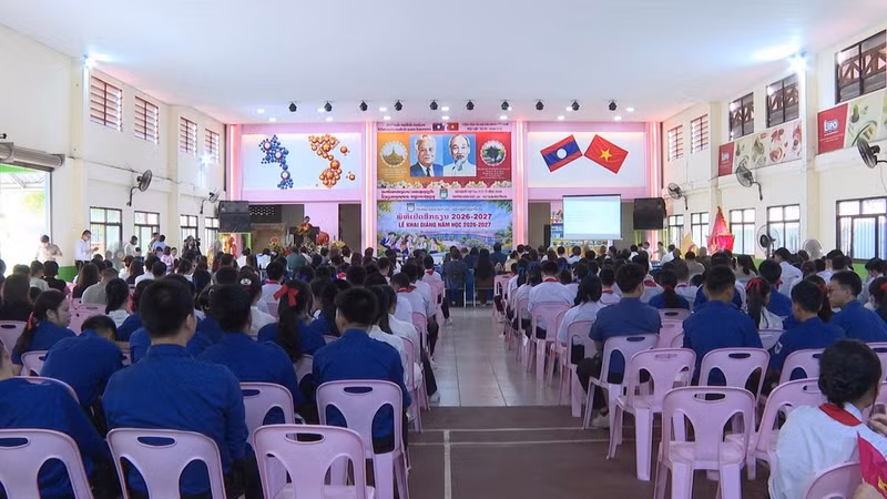 Ceremonia de inauguración del curso escolar 2026-2027. (Foto: Trinh Dung)