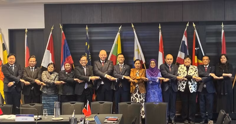 Delegados participantes en la cita (Foto: Cancillería de Vietnam)