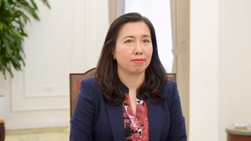 La viceministra de Relaciones Exteriores Le Thi Thu Hang (Fuente: nhandan.vn)