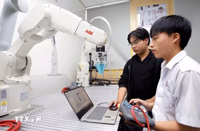 El programa busca desarrollar recursos humanos de alta calidad mediante programas a nivel universitario, de maestría, doctorado y pasantías cortas. (Foto: VNA)