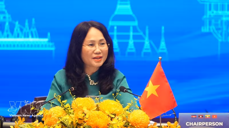 La ministra de Cultura, Deportes y Turismo de Vietnam, Lam Thi Phuong Thanh. (Foto: VNA)