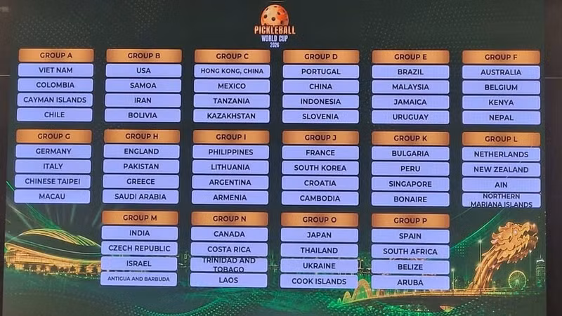 La selección de Vietnam está en el Grupo A de la categoría Abierto.