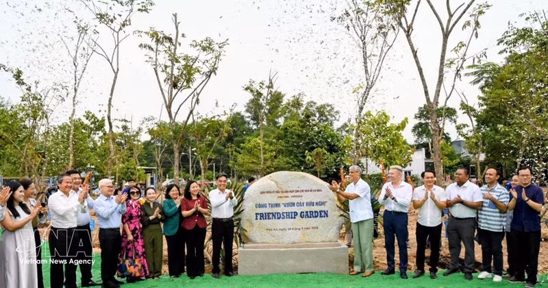 Ciudad Ho Chi Minh promueve la solidaridad internacional con la plantación de árboles de amistad. (Foto: VNA)