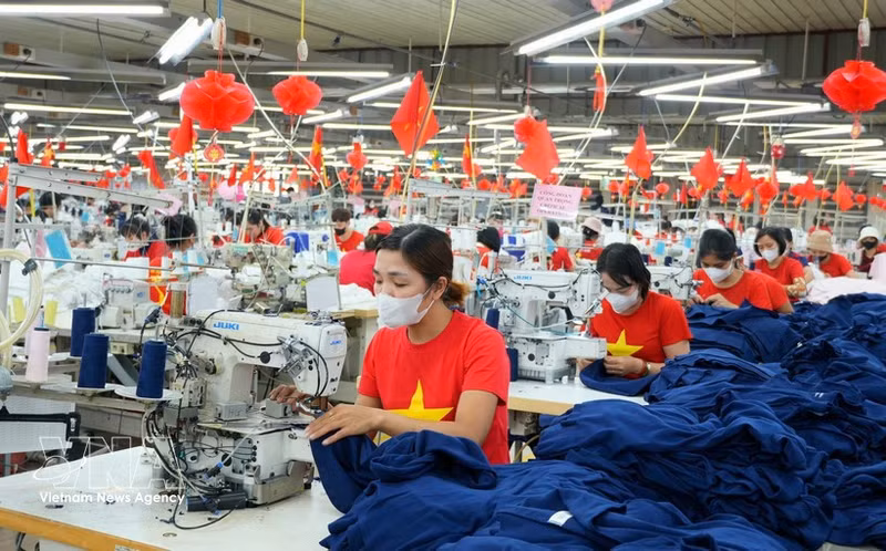 Los textiles figuran entre los principales productos que Vietnam exporta a Bélgica. (Foto: VNA)