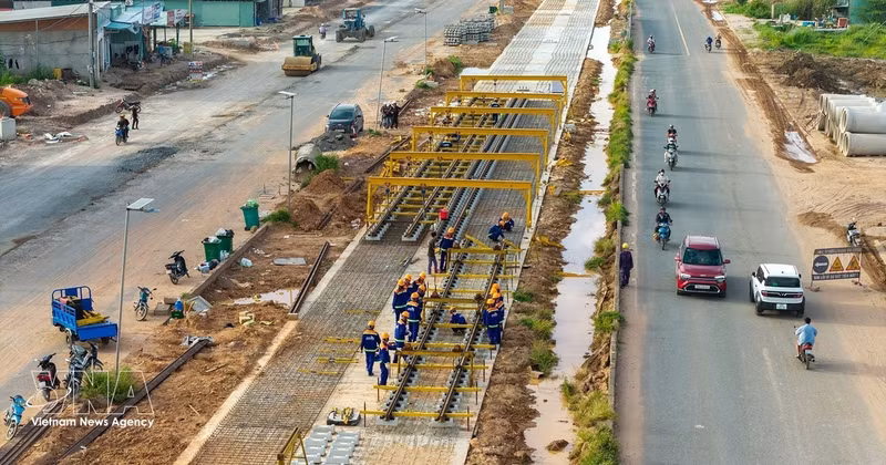 Phu Quoc acelera las obras para la Cumbre APEC 2027. (Foto: VNA)