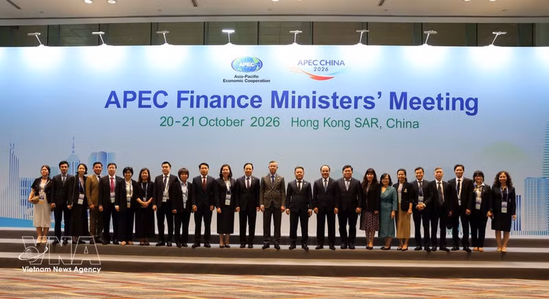 La delegación vietnamita que asiste a la conferencia. (Foto: VNA)