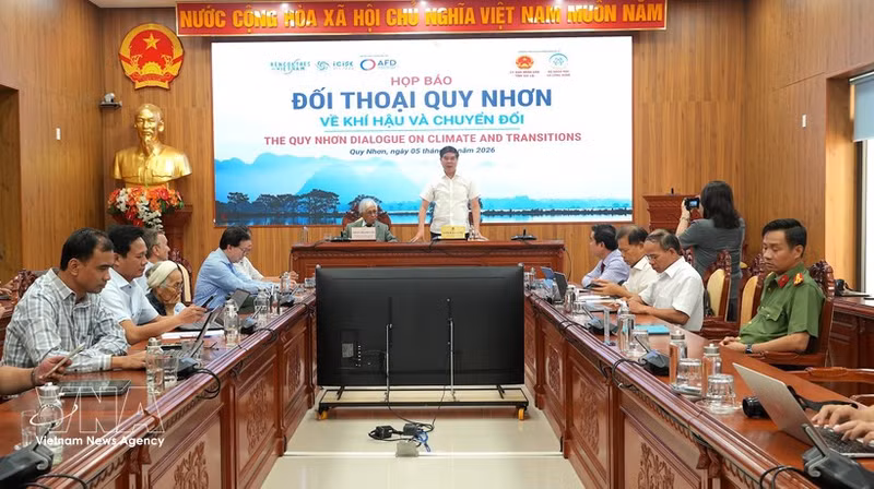 Lam Hai Giang, vicepresidente del Comité Popular de Gia Lai, pronuncia un discurso (Foto: VNA)