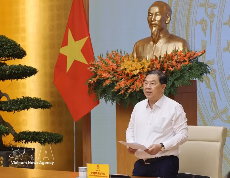 El viceprimer ministro vietnamita Pham Gia Tuc. (Foto: VNA)