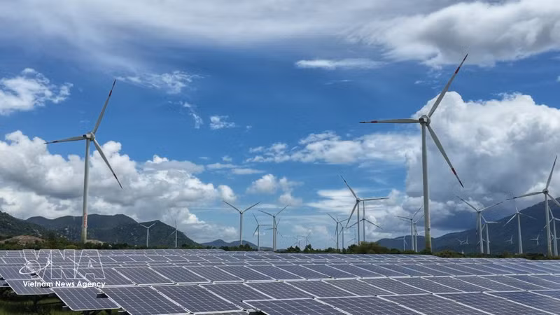 Khanh Hoa cuenta con numerosas ventajas para desarrollar proyectos de energías renovables y nuevos sectores energéticos conforme a la planificación. (Foto: VNA) 