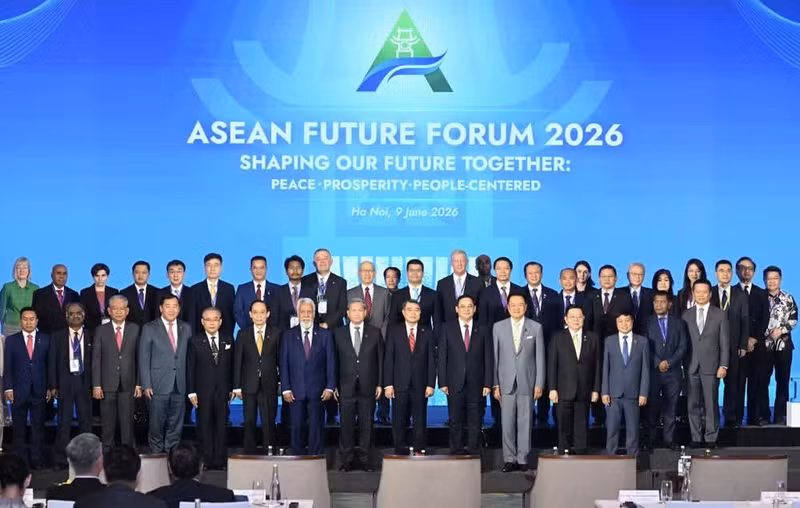 Inauguran en Hanói el Foro del Futuro de Asean 2026. (foto: Nhan Dan)