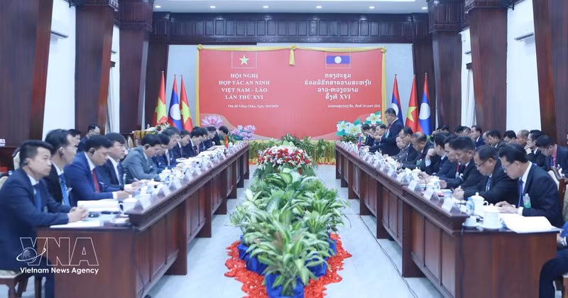 Vietnam y Laos refuerzan la cooperación en materia de seguridad nacional. (Foto: VNA)