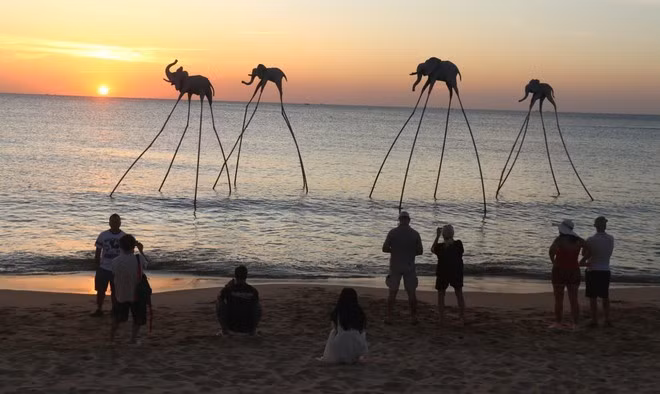 En la playa de Bai Truong, de Phu Quoc. (Fuente: VNA)