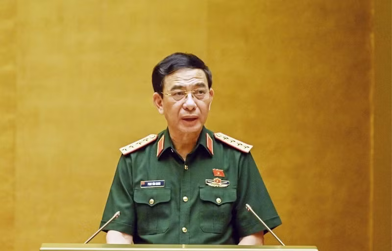 El viceprimer ministro y ministro de Defensa, Phan Van Giang, en el evento.