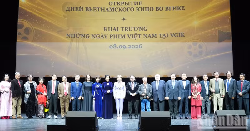 Inauguración de la Semana de Cine Vietnamita en VGIK.