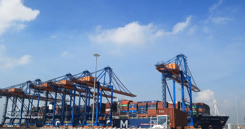 Puerto marítimo de Cai Mep. (Foto ilustrada. Fuente: VNA)