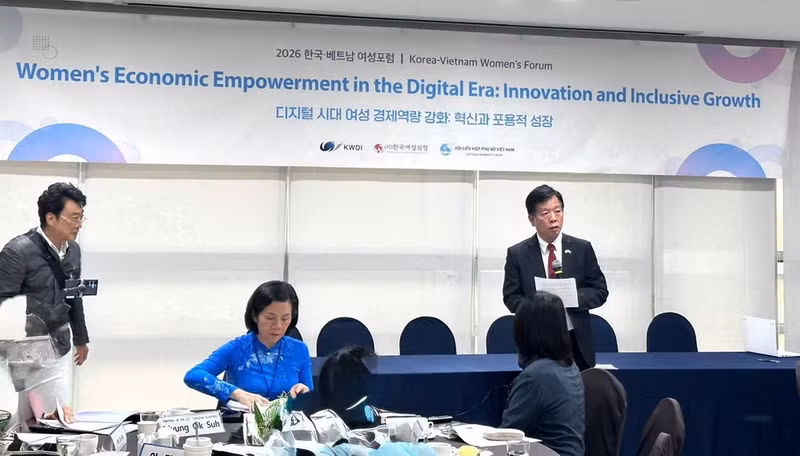 El embajador de Vietnam en Corea del Sur, Vu Ho, pronuncia un discurso. (Foto: Embajada de Vietnam en Corea del Sur)