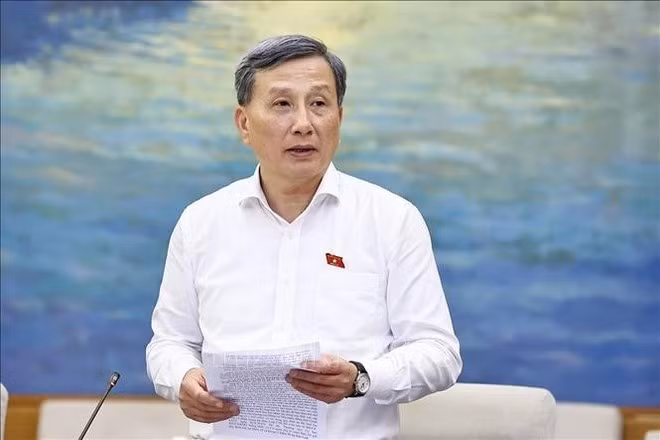 Le Quang Huy, presidente de la Comisión de Ciencia, Tecnología y Medio Ambiente del Parlamento de Vietnam (Foto: VNA)