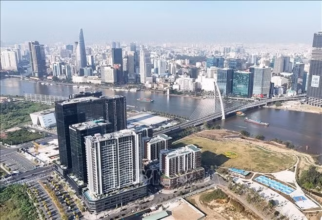 El Centro Financiero Internacional en Ciudad Ho Chi Minh (Foto: VNA)