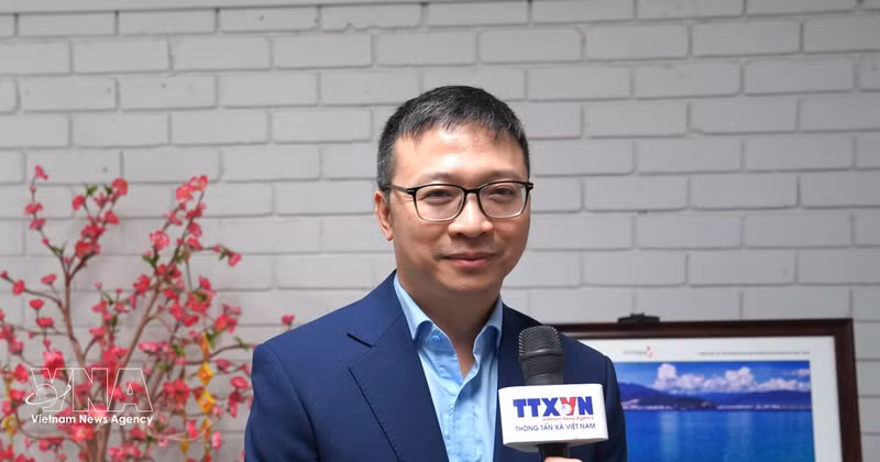 El secretario general de la Asociación de Empresarios de Vietnam en Australia, Do Gia Thang. (Foto: VNA)
