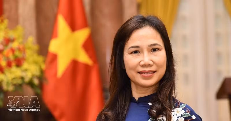 La embajadora de Vietnam en Sri Lanka, Trinh Thi Tam (Fuente: VNA)