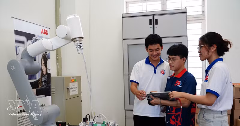 Laboratorio Nacional de Mecatrónica y Aplicaciones, Facultad de Ingeniería, Universidad de Da Nang. (Foto: VNA)