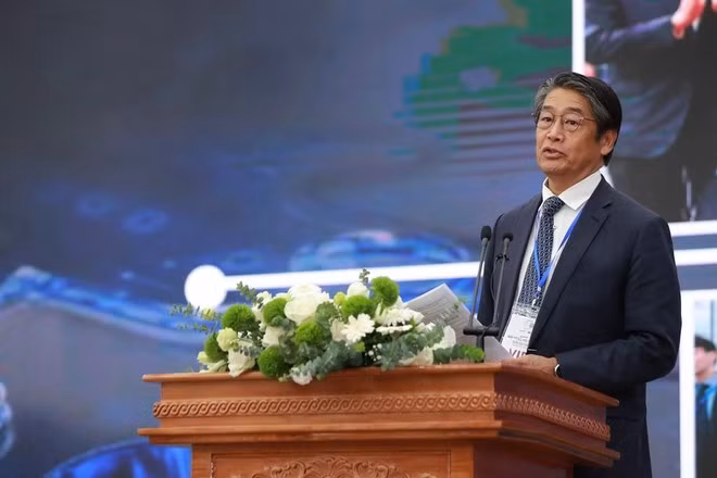 Ito Naoki, embajador de Japón en Vietnam, habla en el evento. (Foto: NIC)