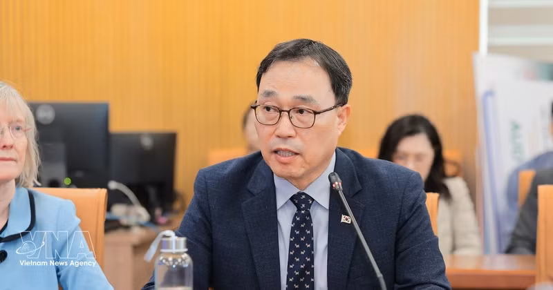 El embajador surcoreano en Vietnam, Choi Youngsam. (Fuente: VNA)