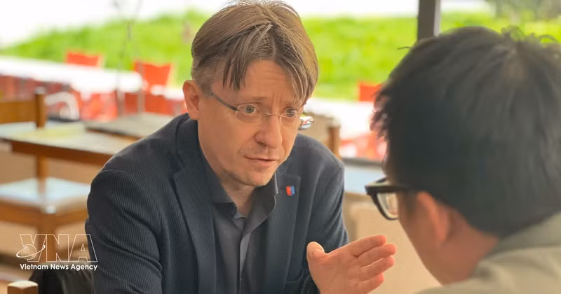 El secretario general del Partido Comunista de Suiza (PCS), Massimiliano Ay (Fuente: VNA)