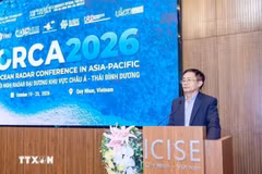 Truong Quang Phong, subdirector del Servicio de Ciencia y Tecnología de Gia Lai, habla en el evento. (Foto: VNA)