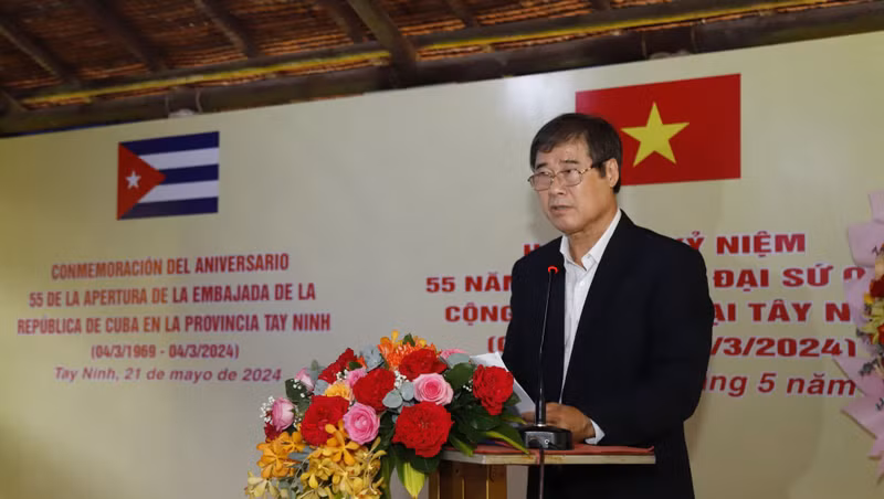 El vicepresidente del Comité Popular de Tay Ninh, Tran Van Chien.