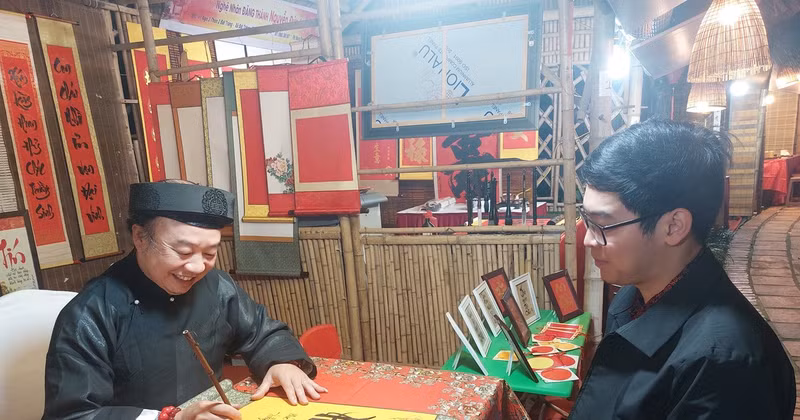 Inauguran Festival de Caligrafía en Van Mieu- Quoc Tu Giam 