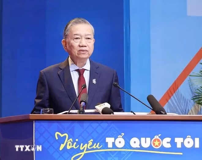 El secretario general del Partido Comunista de Vietnam, To Lam. (Fuente: VNA)