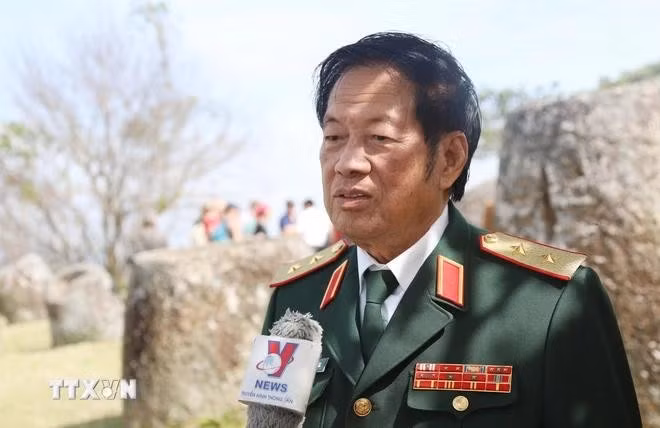 El teniente general Nguyen Tien Long, vicepresidente de la Asociación de Amistad Vietnam-Laos (Fuente: VNA)