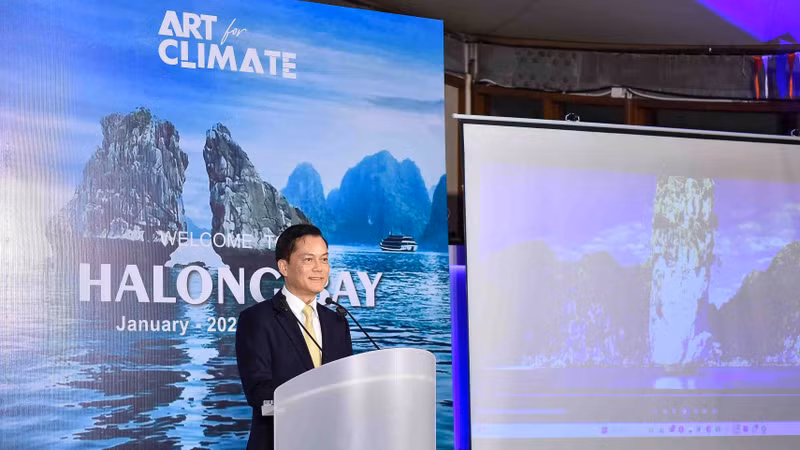 El presidente del Comité Nacional de Vietnam para la Unesco, Ha Kim Ngoc.