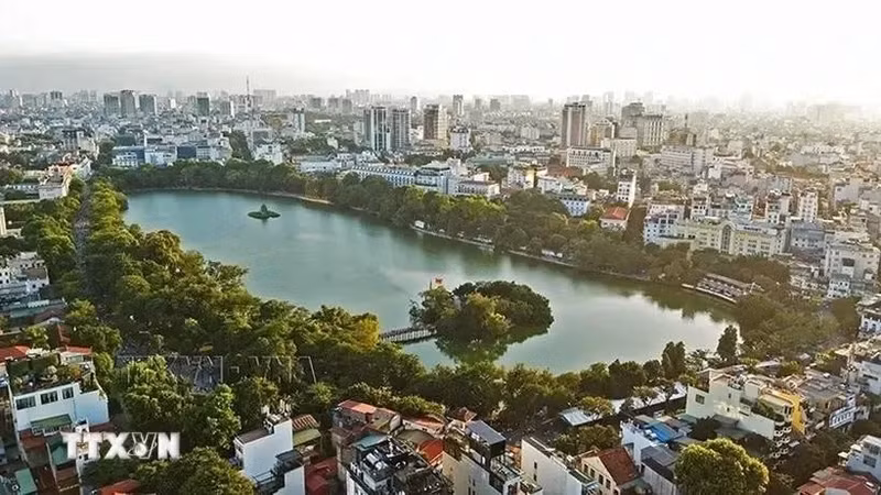 Hanói a vista de pájaro (Foto: VNA)