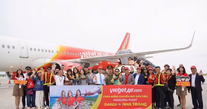 En el acto de bienvenida. (Fuente:baokhanhhoa.vn)